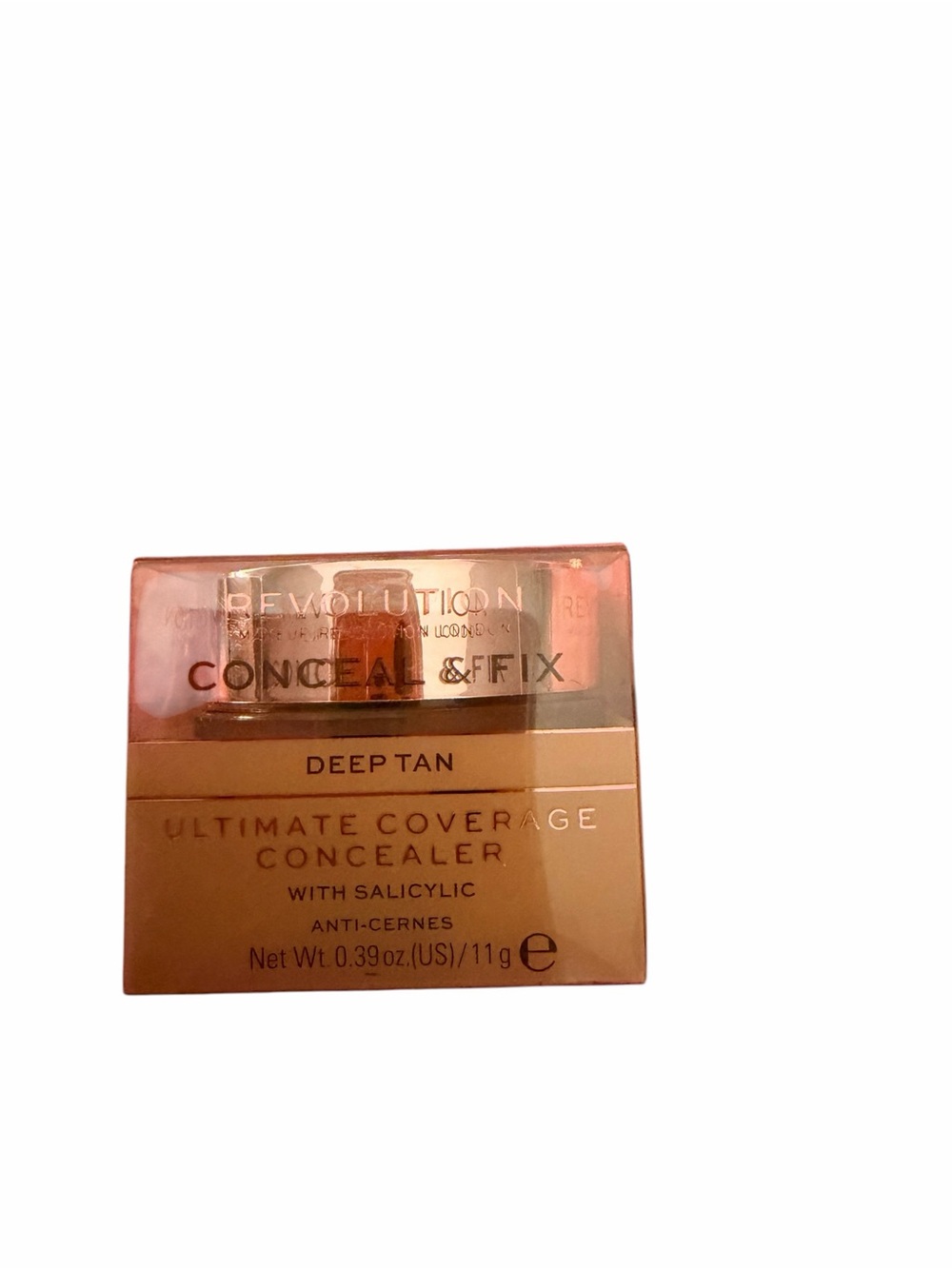 Revolution Conceal & Fix Ultimate Coverage Concealer - Deep Tan (Warm Brown)
